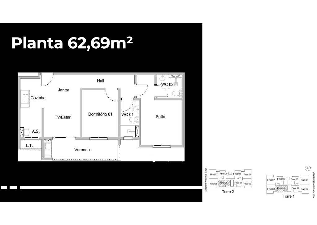 Apartamento, 2 quartos, 63 m² - Foto 9
