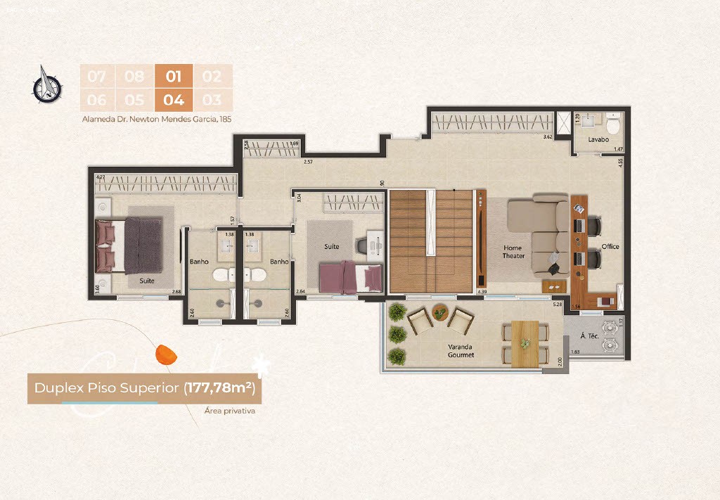 Apartamento, 2 quartos, 77 m² - Foto 36