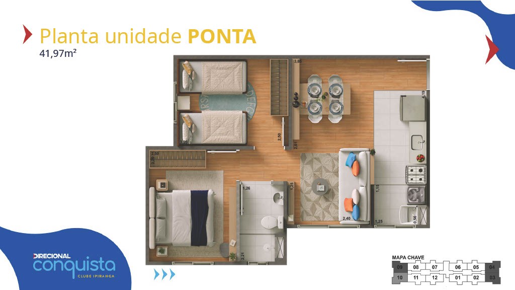 Apartamento, 2 quartos, 42 m² - Foto 15