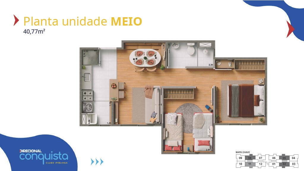Apartamento, 2 quartos, 42 m² - Foto 14