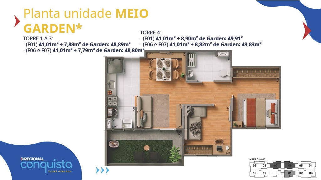 Apartamento, 2 quartos, 42 m² - Foto 19