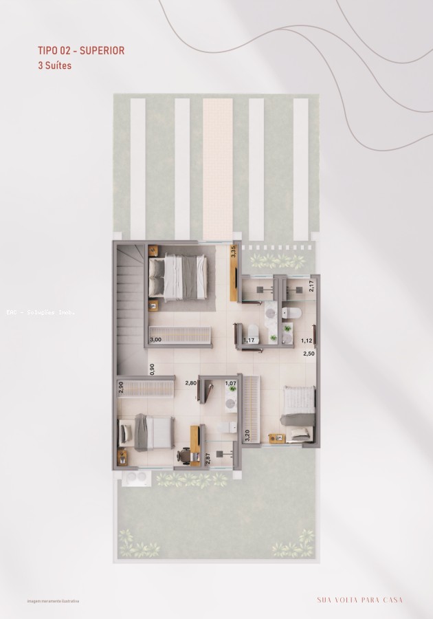 Casa de Condomínio, 3 quartos - Foto 19