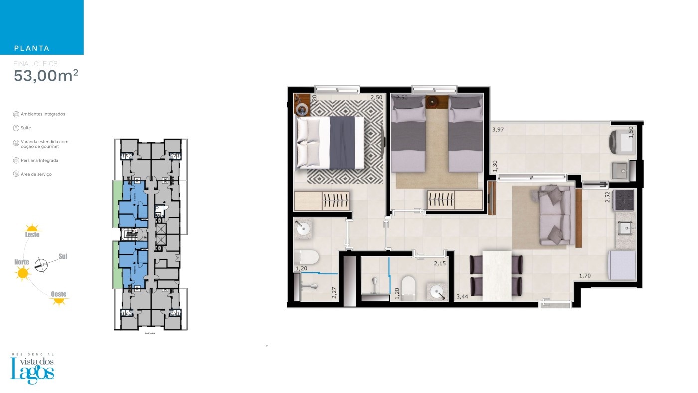 Apartamento, 2 quartos, 48 m² - Foto 15