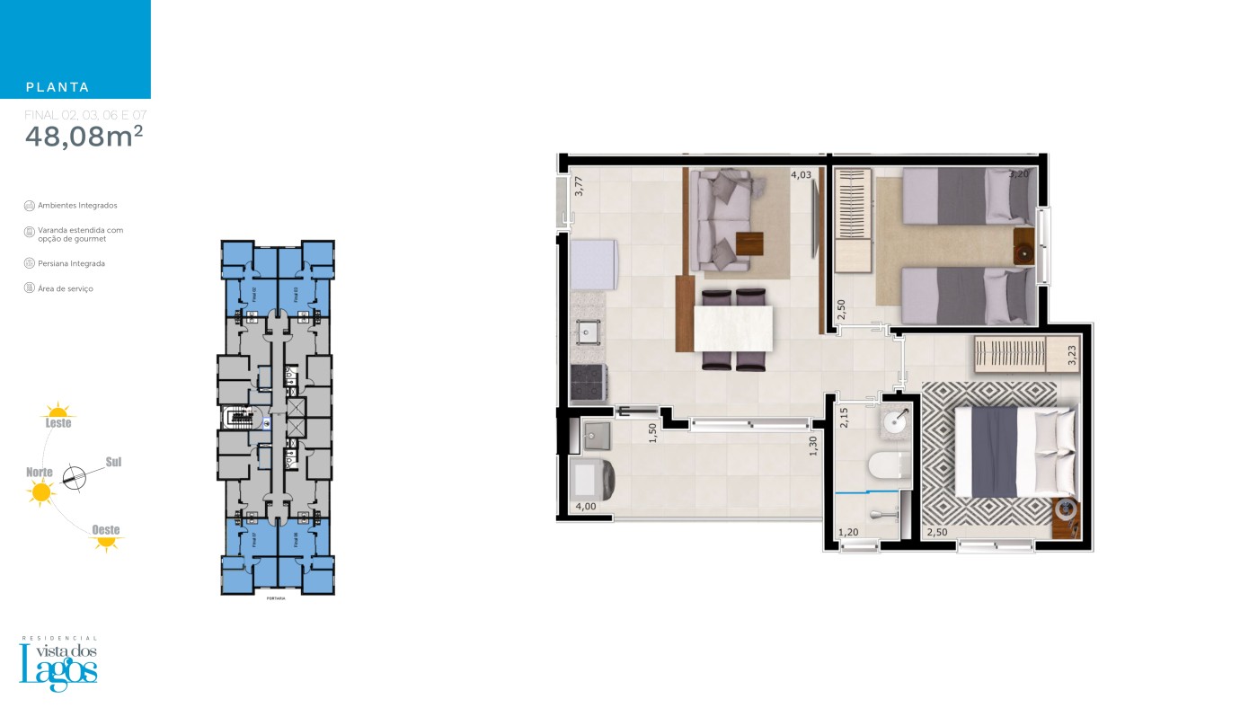 Apartamento, 2 quartos, 48 m² - Foto 16