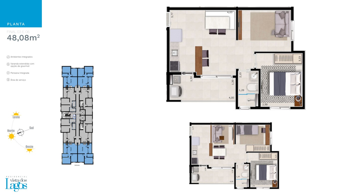 Apartamento, 2 quartos, 48 m² - Foto 17