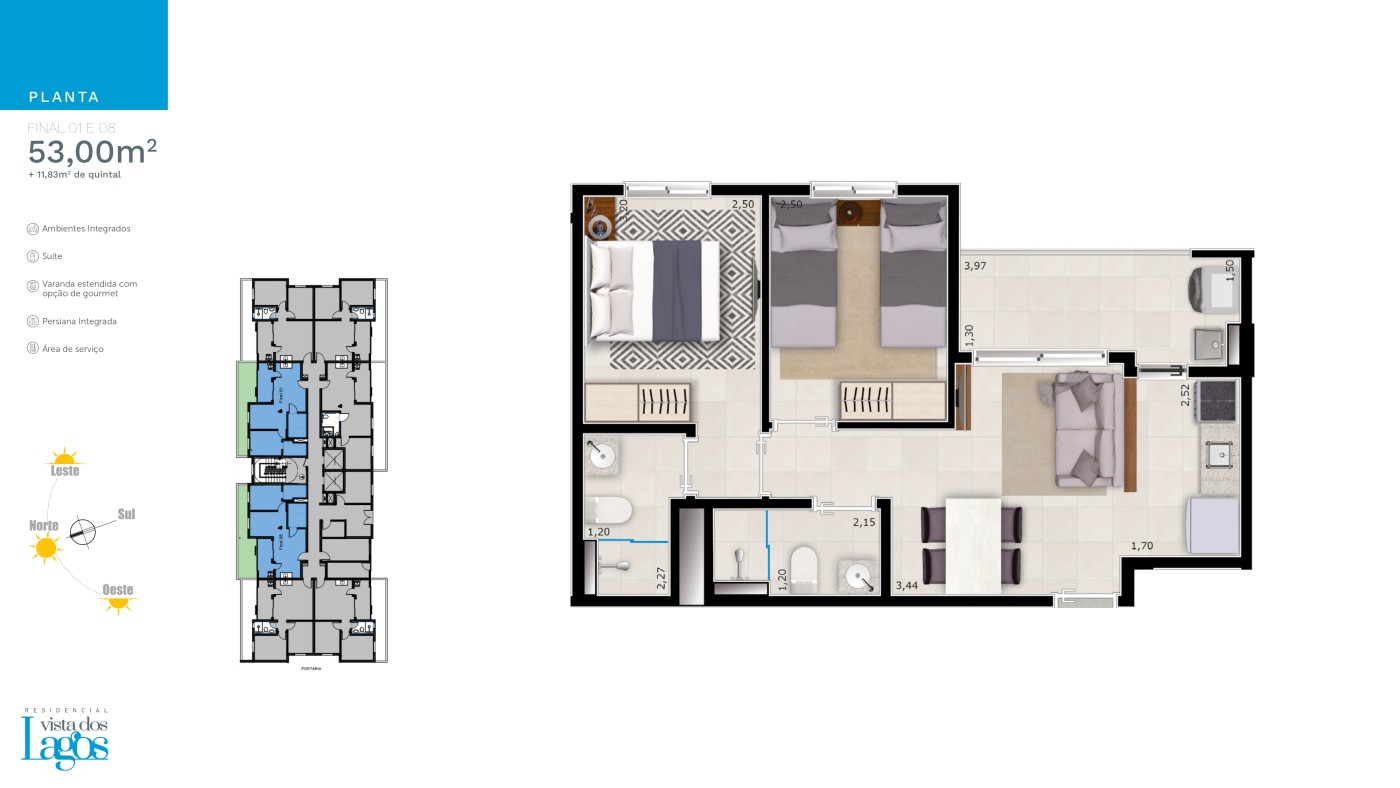 Apartamento, 2 quartos, 48 m² - Foto 19