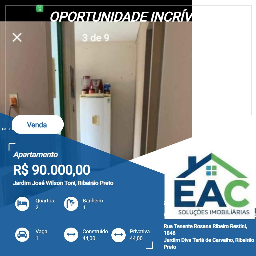 Apartamento, 2 quartos, 44 m² - Foto 1