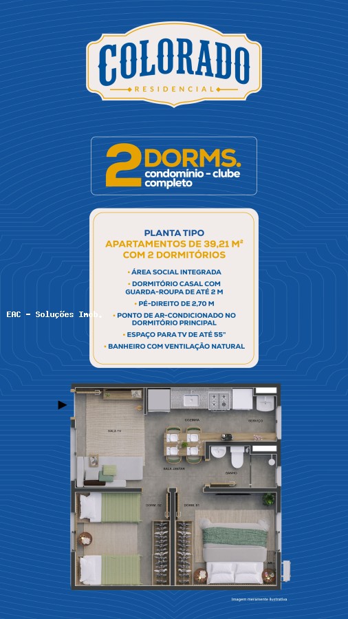 Apartamento, 2 quartos, 40 m² - Foto 9
