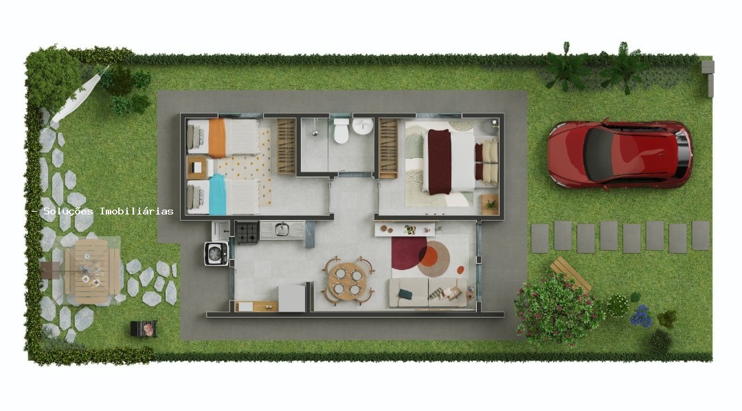 Casa, 2 quartos, 42 m² - Foto 2